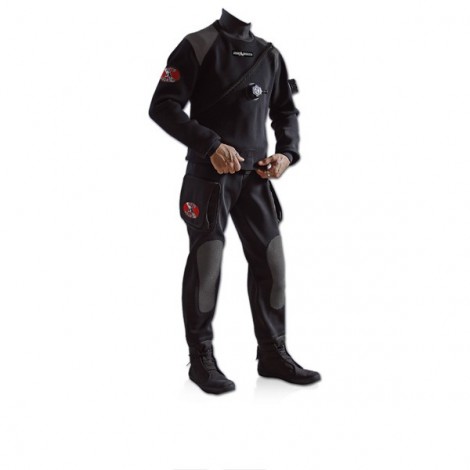 Suchy skafander neoprenowy Dive System Solo N z wzmocnieniami Kevlar