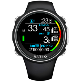RATIO iDive Color Tech+ – komputer nurkowy Air / Nitrox / Trimix / CCR (na zamówienie)