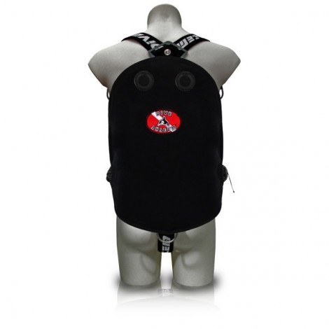 SideMount Dive System Manta Twin Bladder – widok kompletnego systemu sidemount