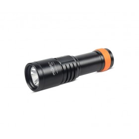 Latarka nurkowa OrcaTorch D580 – 530 lm, zasilanie 18650 lub 3×AAA, głębokość 150 m
