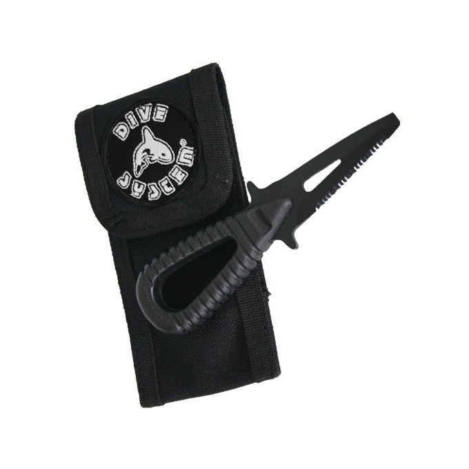 Nóż z pokrowcem Dive System