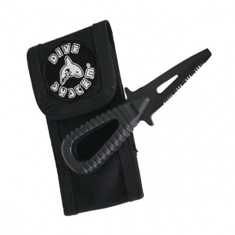Nóż z pokrowcem Dive System