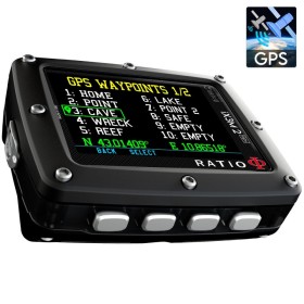Komputer nurkowy RATIO iX3M2 [GPS] TECH+ – pakiet z transmiterem, Air/Nitrox/Trimix/CCR/300 m
