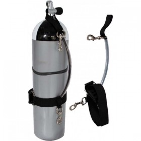 Uprząż do butli stage Dive System – komplet mocujący z hakami i taśmą 50 mm