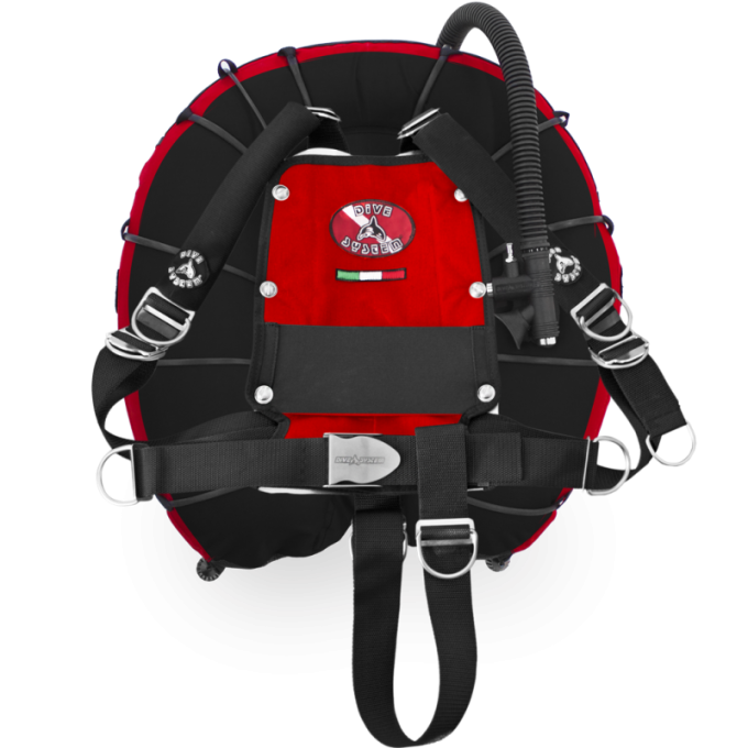 Skrzydło techniczne Dive System X3M – Horseshoe 27 l, uprząż regulowana, Cordura 1000