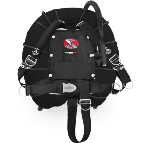 Skrzydło techniczne Dive System X3M – Horseshoe 27 l, uprząż regulowana, Cordura 1000