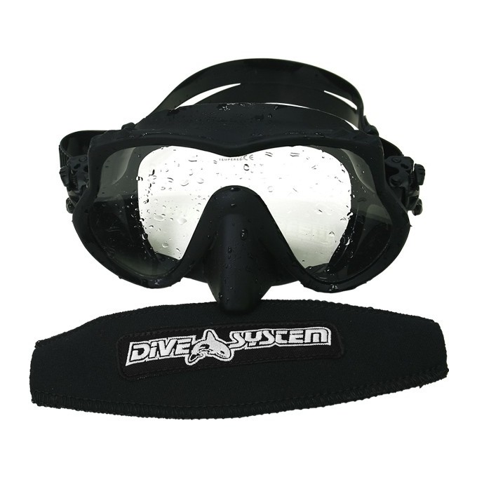 maska nurkowa compact dive system czarna