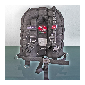 Skrzydło Dive System Fly Tech w kolorze Yellow – widok z przodu