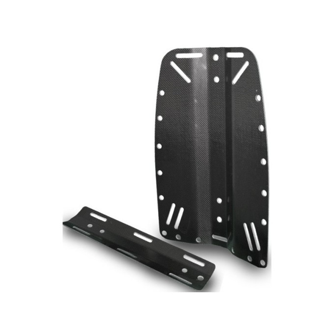 plyta tylna z wlokna weglowego dive system z adapterem single tank