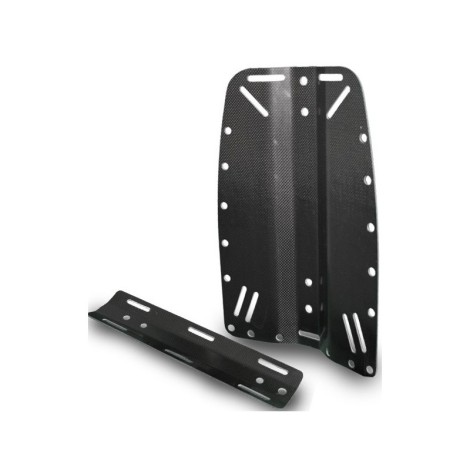 plyta tylna z wlokna weglowego dive system z adapterem single tank