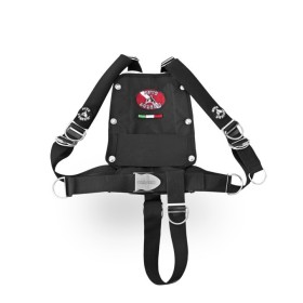 Powystawowa Uprząż techniczna Dive System X3M z płytą aluminiową - kolor czarny