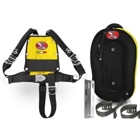 Powystawowe Skrzydło techniczne Dive System Mod X3M Donut Single Tank 30 LBS - kolor żółty