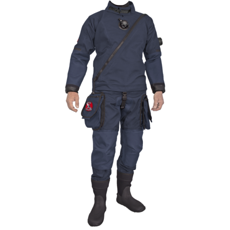 Suchy skafander Dive System Solo Shipboarding NATO wykonany z trilaminatu, widok ogólny produktu