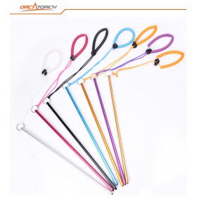 Wskaźnik nurkowy OrcaTorch fioletowy – aluminium lotnicze, 35 cm