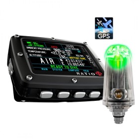 Komputer nurkowy RATIO iX3M2 [GPS] TECH+ – pakiet z transmiterem, shell box, Air/Nitrox/Trimix/CCR/300 m