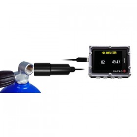 RATIO Oxygen Analyser for iDive / iX3M – analizator tlenu 0,1-100% (Nitrox / O₂)
