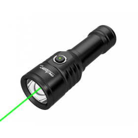 Latarka nurkowa OrcaTorch D570-GL – 1000 lm, zielony laser, akumulator 18650, głębokość 150 m
