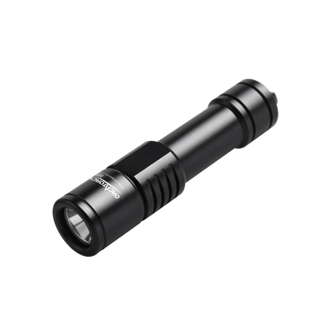 Latarka nurkowa OrcaTorch D520 Black – widok ogólny