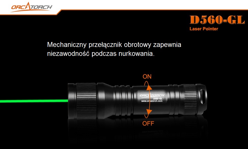 OrcaTorch D560-RL – głowica lasera