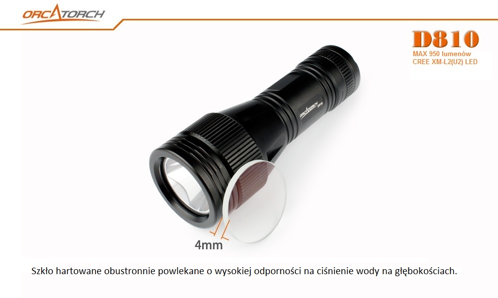 OrcaTorch D810 – detale konstrukcji