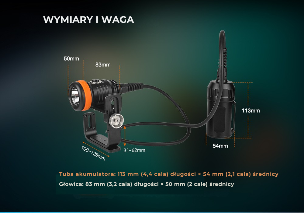 OrcaTorch D620 V2.0 – nurkowanie techniczne