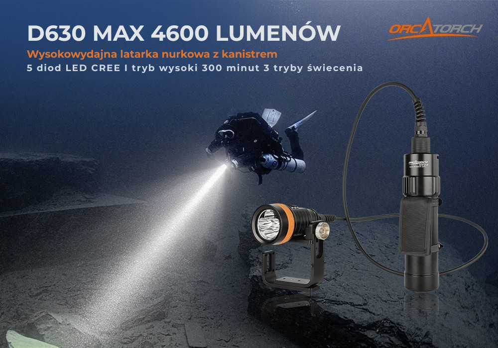 OrcaTorch D630 v2.0 – widok ogólny