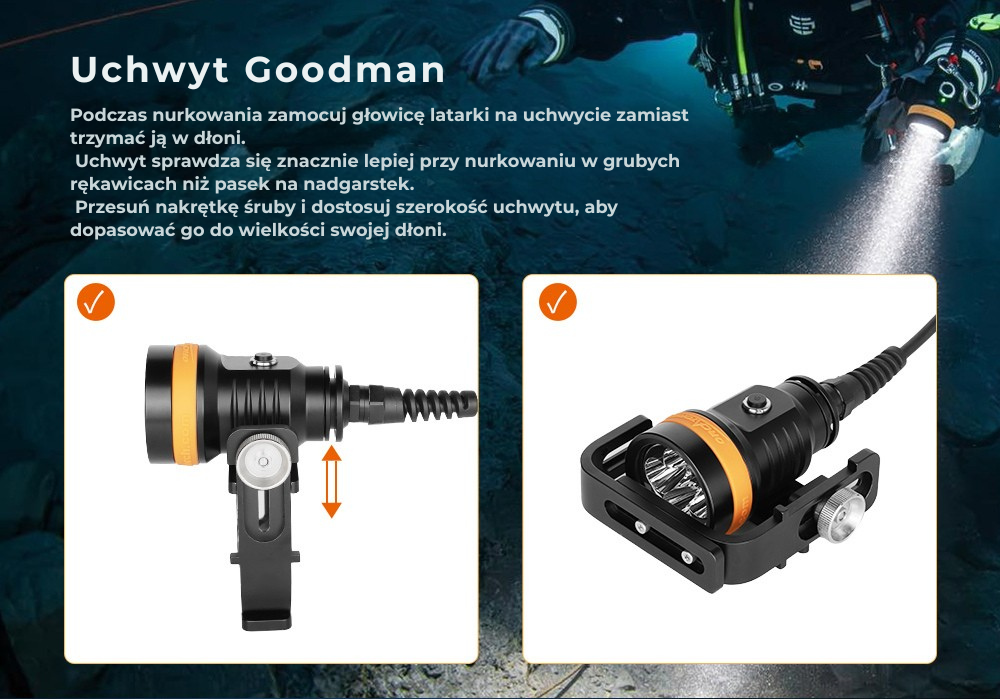 OrcaTorch D630 v2.0 – wskaźnik LED baterii