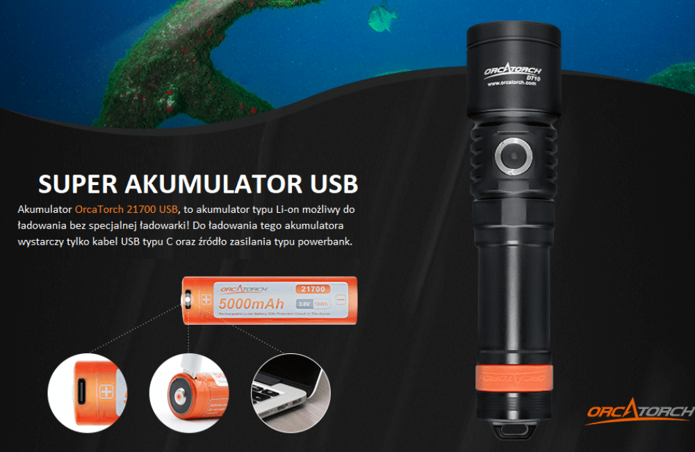 OrcaTorch D710 – widok 4