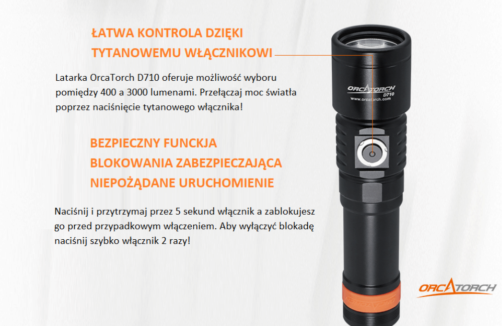 OrcaTorch D710 – widok 5