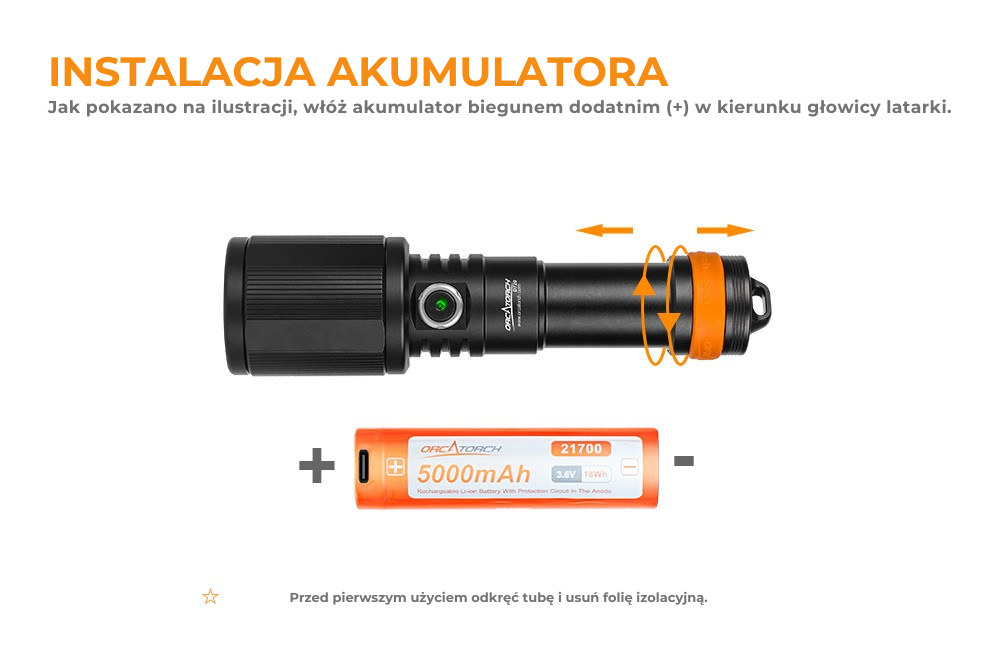 OrcaTorch D720 – widok 4