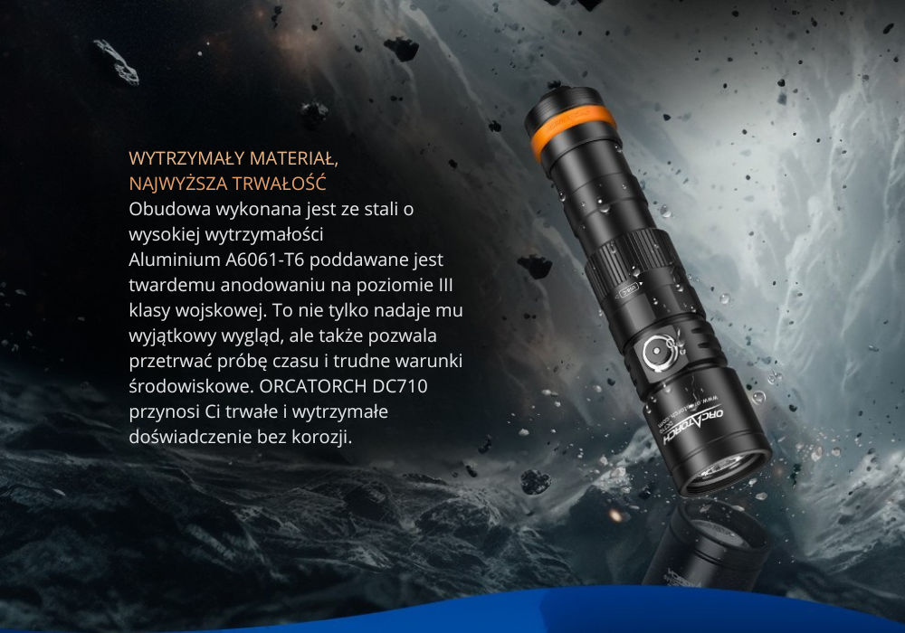 OrcaTorch DC710 – realne zastosowanie pod wodą